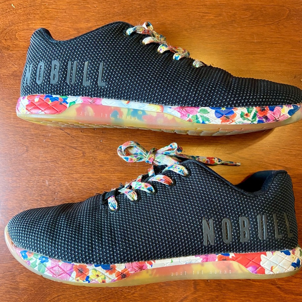 Woman’s Floral Nobull trainers M7.5 W9